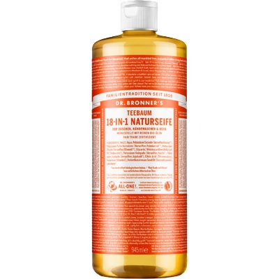 Dr. Bronner's 18in1 Натурален сапун - Чаено дърво - 945 мл