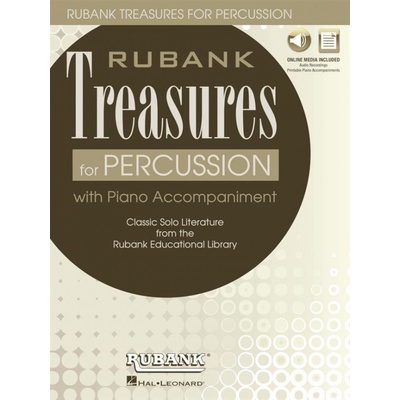 Rubank Treasures for Percussion noty na bicí klavír + audio