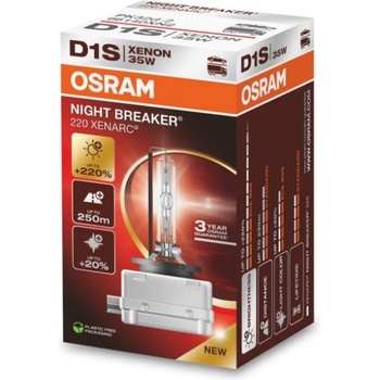 Osram xenonová výbojka D1S XENARC NIGHT BREAKER LASER +200% 1ks