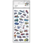 TITANUM Convex stickers soft vehicles mix 34pcs
