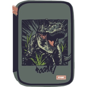 Eurocom Несесер Street Fossil, 2 ципа, празен, 21x13x5cm (25594-А-FOSSIL)