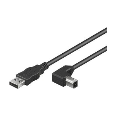 PremiumCord ku2ab05-90 USB 2.0, A-B, se zahnutým USB-B konektorem 90°, 0,5m