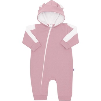 NEW BABY Kojenecký teplákový overal New Baby The Best růžový