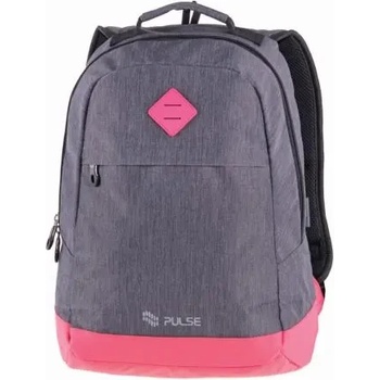 PULSE Ученическа раница PULSE Bicolor Dark Gray-Pink