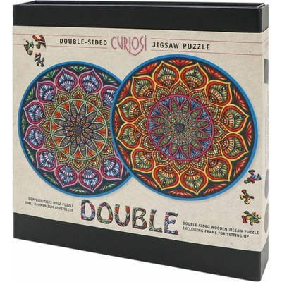 CURIOSI Obojstranné drevené Double Plameň 154 dielov