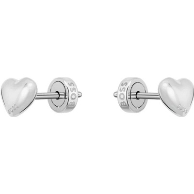 Hugo Boss Srdíkové náušnice z oceli Honey Heart 1580830