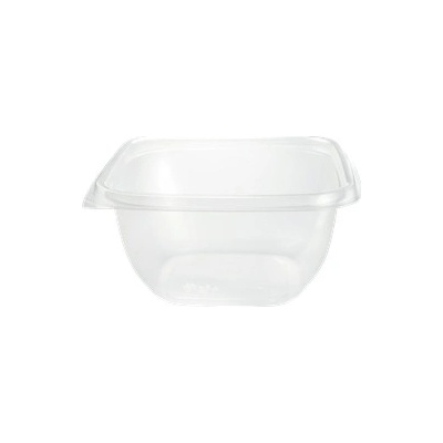 ECOFOL Plastová miska PP 126x126x60 mm hranatá 500 ml transparentní bal/50 ks