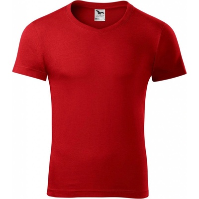 MALFINI Malfini slim fit v-neck 146 / Мъжка тениска с v-образно деколте - червена xxl (1460717)
