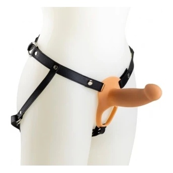 Image 1 of Virgite Страп-он колан с кухо дилдо от силикон Virgite H2 16, 5 см