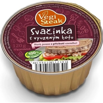 Vegi Steak Veto Svačinka s vyúdeným tofu 120 g