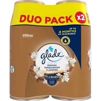 Glade Automatic Sensual Sandalwood & Jasmine автоматичен освежител на въздуха пълнител DUO