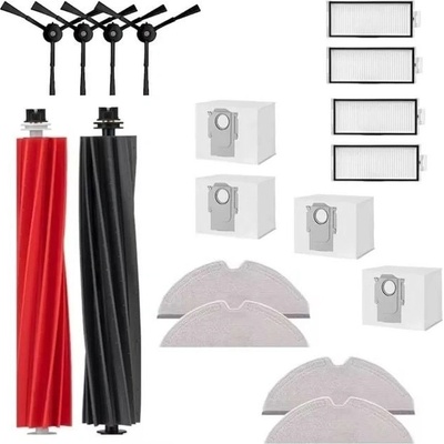 Mobilly Roborock Q8 Max+, Q5 Pro+, 18 ks set Q8max+ kefy a filtre a mopovacie textilie a vrecka 18 ks
