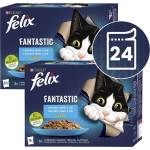 FELIX Капсули FELIX Fantastic избор с сьомга, платика, с риба тон, с треска 24 x 85 г