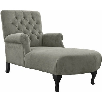Solenzara Maya Simple Chaise Longue NC-7171 Látkové čelounění TC-186 / Antique Forest Oak S545L