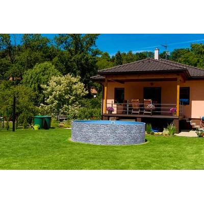 Azuro Stone, kruh 4,6 x 1,20m imitácia kameňa