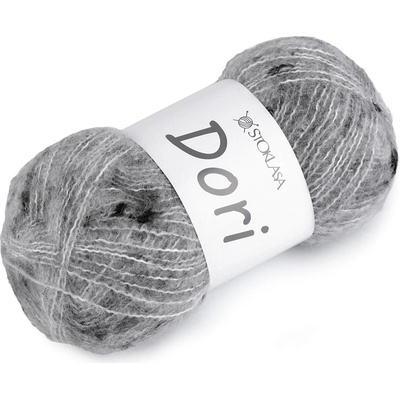 Stoklasa Pletací mohérová příze s nopky Dori 100 g Balení: 1 ks, Varianta: 8 (F015) šedá 8 (F015) šedá