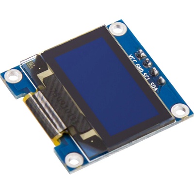 0,96 palcový I2C IIC OLED LCD modul, 4 piny (s VCC GND) biely