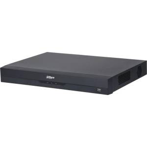 Dahua IP видеорекордер Dahua NVR4216-E, 16 канален, Smart H. 265+/H. 265/Smart H. 264+/H. 264/MJPEG, 2x SATA (до 16TB), 2x USB 2.0, 1x RJ-45, 2x HDMI, 1x VGA (NVR4216-E)