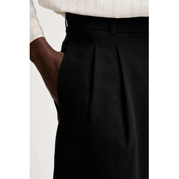 Calvin Klein Панталон Calvin Klein в черно с широка каройка, с висока талия LV044D664G (LV044D664G)