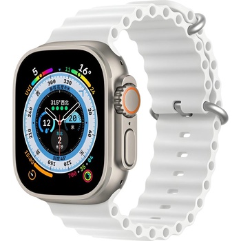 DUX DUCIS Ремъче за часовник Dux Ducis за Apple Watch 8 / 7 / 6 / 5 / 4 / 3 / 2 / SE (45 / 44 / 42 мм) - Бяла KP25120 (25120)