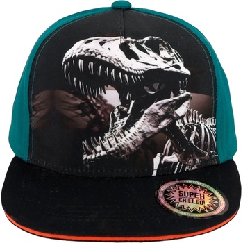 maximo Шапка с козирка maximo Boy's Cap Dinosaur, Snap-Back Closure Cap - Petrol - размер 55-57 cm (904-6336-0112)