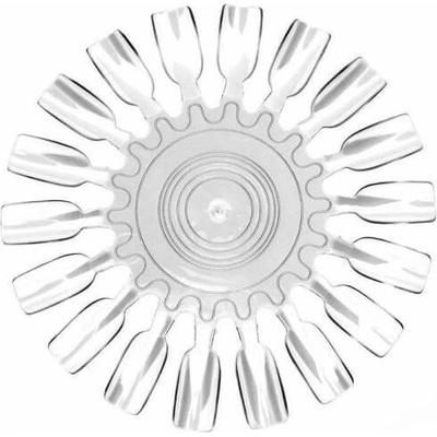 Starnails Vzorník na UV gel/gel lak/ lak, CLEAR tvar squoval sluníčko malé 10 ks