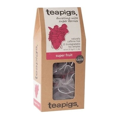 TEAPIGS Super Fruit anglický ovocný čaj v pyramidových sáčcích 15 ks