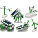 Elektronické stavebnice Solarbot 6 v 1 Zelená