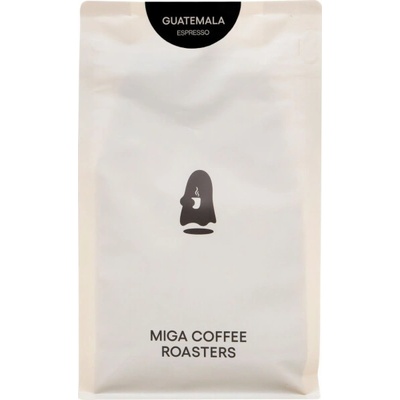 Hard Beans Coffee Kávová zrna Miga Coffee Guatemala Manos Espresso 250 g