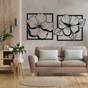 Decono Метална Декорация Double Flora