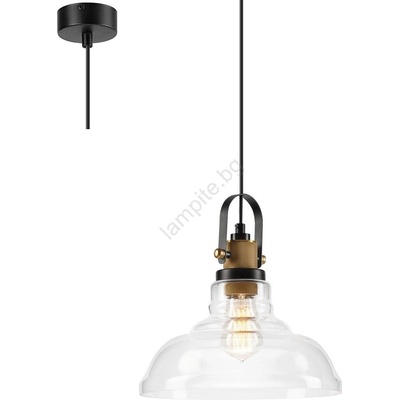 LAMKUR Полилей на въже SINGLE 1xE27/60W/230V (LA40851)