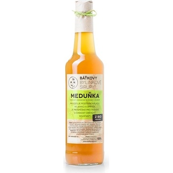 Báťkovy Bylinkové Sirupy Meduňka 0,5 l