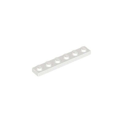 Lego 3666 White Plate 1 x 6