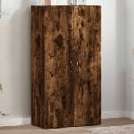 vidaXL Шкаф за документи, опушен дъб, 60x32x115 см, инженерно дърво (840776)