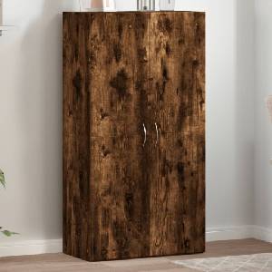 vidaXL Шкаф за документи, опушен дъб, 60x32x115 см, инженерно дърво (840776)