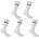 Slazenger Мъжки чорапи Slazenger 5 Pack Crew Socks Mens Size 7-11 - White