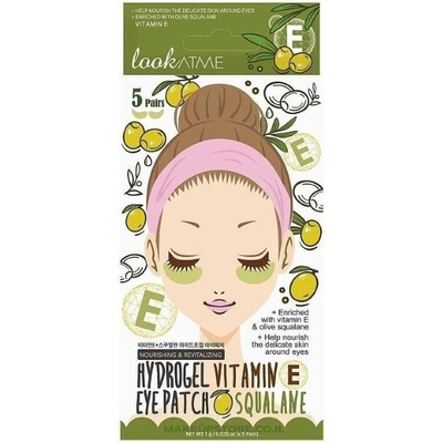 LookAtMe Хидрогелни пачове за очи с витамин Е и сквалан, 5 х 2 броя