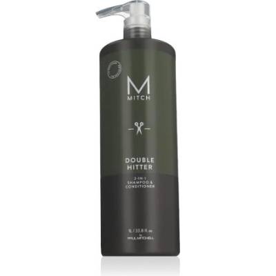 Paul Mitchell Mitch Double Hitter 2-in-1 Shampoo & Conditioner 1000 ml 2 в 1 шампоан и балсам за мъже