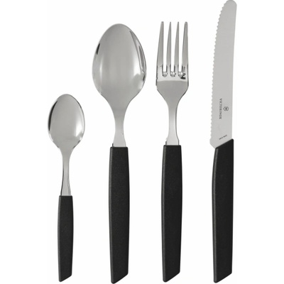 Victorinox švýcarská moderní sada příborů 24 ks. Černá