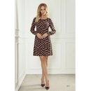 Dámské vzorované šaty BB barevná BB BB717