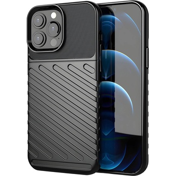 Apple Здрав калъф Thunder за Apple iPhone 13 Pro Max - Черен KP13262