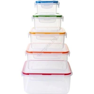 UTC КОМПЛЕКТ 5x Кутия за храна LOCK (UT0057)