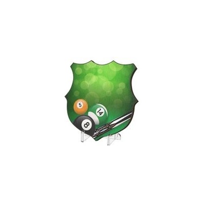 Poháry Bauer Plaketa WPP002M18 Billiard