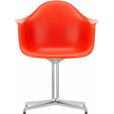 Vitra Eames Dal poppy red / polished aluminum