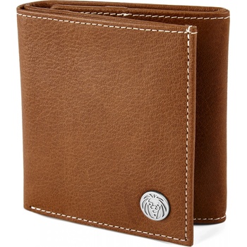 Lucleon Světle hnědá jednoduchá kožená peněženka Oxford Ai13 3 14708