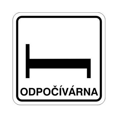 RAFO Samolepka Odpočívárna - různé velikosti Velikosti: 8 x 8 cm