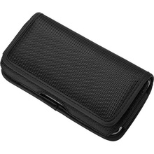 AppleMix Apple iPhone 5 / 5S / SE spona na opasok - čierne