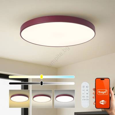 Brilagi Brilagi-LED Димируемо осветително тяло за басейн POOL SMART LED/100W/230V 80 cm Wi-Fi Tuya + дистанционно управление бордо (BG3752)