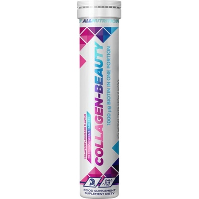 Allnutrition Collagen Beauty rebarbora jahoda 20 tabliet