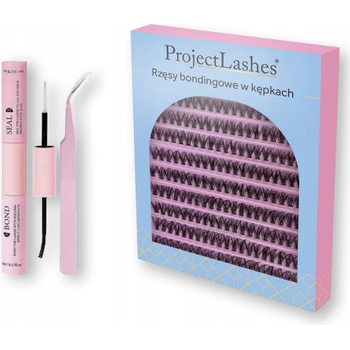 ProjectLashes Bondingové riasy 200 ks sada + príslušenstvo